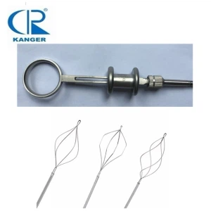 Toshni olib tashlash uchun endoskopik qayta ishlatiladigan toshni ekstraktsiyalash uchun savat / aylanadigan toshni olib tashlash savati